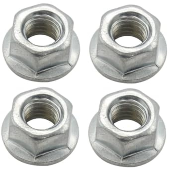 SECURA 4x M8 Mutter für Kettenraddeckel kompatibel mit Husqvarna 135 Motorsäge