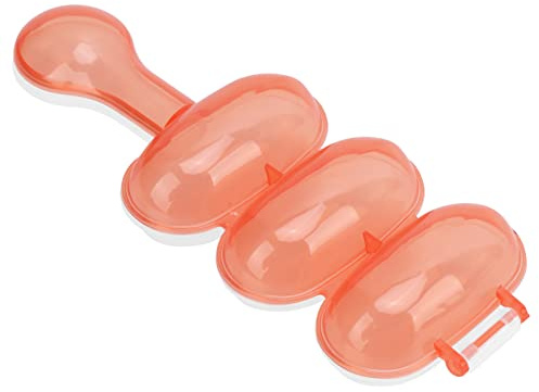 Shaker à Boules de Riz, Outil de Déjeuner Efficace pour Enfants, Accessoires de Cuisine Amusants en Polypropylène avec Conseils pour Faire des Boules de Riz (rouge)