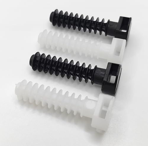 Gabex® 100 bis 1000 Stück Flanschdübel 6x30 mm Dübel für Kabelbinder bis 6 mm Breite (100 Stück, schwarz)