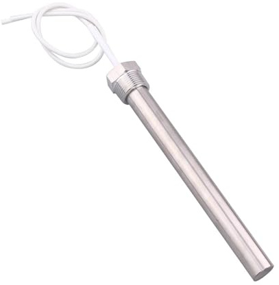 ALBHGSVS 3/4'' NPT Thread Cartridge Immersion Heater 500W 600W 800W 1000W Electric Water Heating Element 24V 36V 48V Diameter 19MM Catholic(48V,500w L200mm)