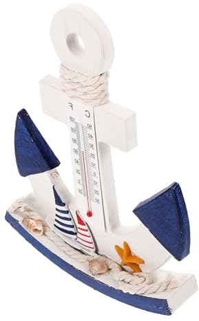 Vaguelly Ornamenti ancorati ornamento per la decorazione nautico arredamento decorazioni ufficio bedroom decoration giocattoli per toy ornamento in legno ancora decorativa di legno