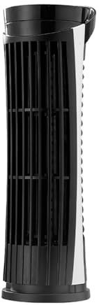 Ventilatore a colonna USB senza pala, 6 velocità, timer 6H, umidificatore, display a LED, ventilatore silenzioso senza pale, ventilatore a colonna per casa e ufficio (nero)