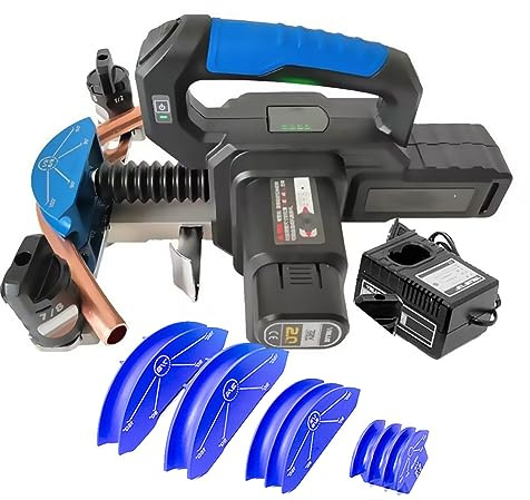 Piegatubi elettrico in rame per riparazione HVAC e refrigerazione, con meccanismo a cricchetto per 9s veloce piegatura a 90°, carico e scarico Onekey
