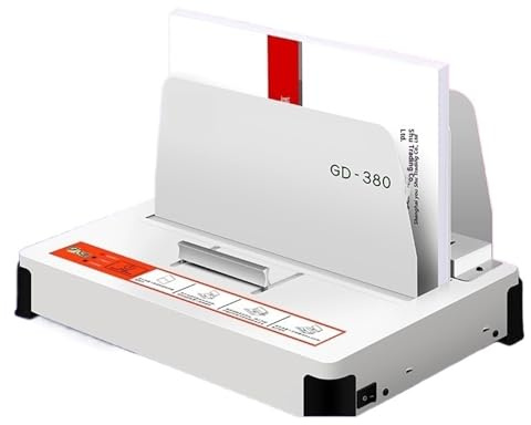 Macchina rilegatrice per libri, GD380 Colla A Caldo Rilegatrice Documenti Contrattuali Busta Per Libri A4 Rilegatura Automatica 100w per documenti fotografici, relazioni