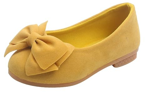 Generisch Zapatos de bailarinas para niños y niñas, zapatos planos para el colegio, zapatos de princesa, zapatos de fiesta, zapatos de vestir, zapatos de boda, zapatos de senderismo con suela de goma