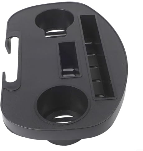 Vassoio porta bicchieri portatile per esterni, adatto per sedie a sdraio con telaio rotondo tubolare, contiene bevande, snack, telefoni in plastica resistente alle intemperie (3)