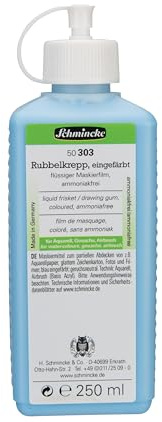 Schmincke Rubbelkrepp blau eingefärbt 250 ml, 50 303 027
