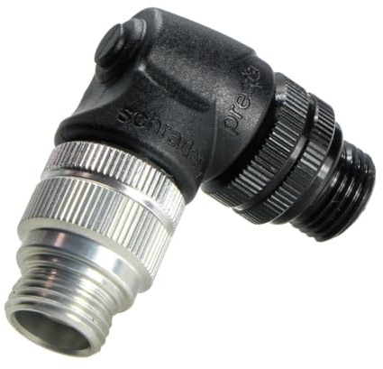Airbone Ventil Adapter ZT-A12 Fahrradpumpe schwarz 1size