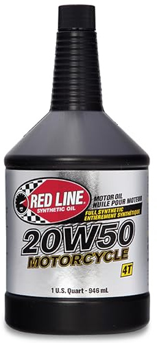 Red Line 42504 20W50 Motorcycle Oil Synthetic - Quart