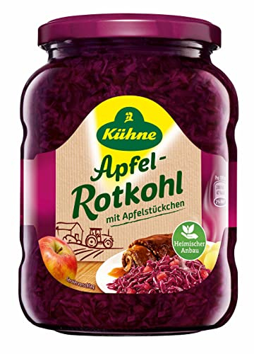 Kühne Apfel-Rotkohl im Glas – Der Klassiker, 350 g