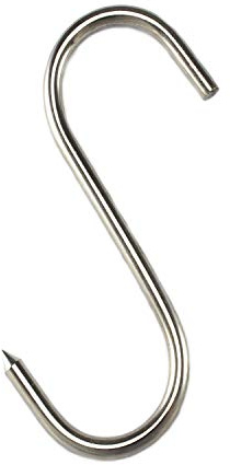 M-Teile-Store 10 S-Haken 100mm Edelstahl Haken Speckhaken Fleischerhaken Metalhaken Niro