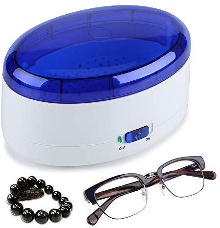 Nettoyeur à ultrasons 600 ml, Appareil à ultrasons avec Panier Nettoyage Numérique Appareil de Nettoyage Domestique Automatique pour nettoyer les lunettes, bijoux, montres et pièces de monnaie