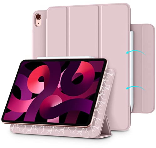 Vobafe Magnetische Hülle für iPad Air 11 Zoll 2025 2024 M3 M2/Air 5 4 Generation(2022/2020, 10,9 Zoll,5./4.)/iPad Pro 11 2018, Magnetischer Faltverschluss-Rosa