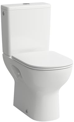 LAUFEN Lua Stand-WC, Abgang senkrecht, spülrandlos, 650x360x420mm, H8240870000001, Farbe: Weiß