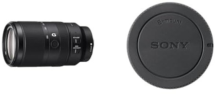 Sony E 70-350mm f/4.5-6.3 G OSS | APS-C, Zoom, Super Telephoto Lens (SEL70350G) & ALC-B1EM Body Cap for E Mount Cameras