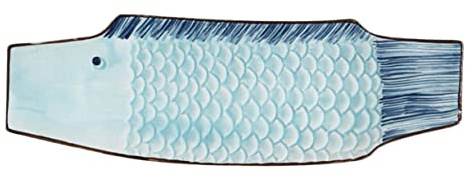 KICHOUSE Unique Sushi Storage Holder Decorative Sashimi Dish Food Serving Plate for Restaurant