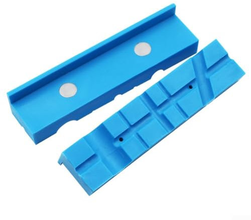 2 almohadillas magnéticas para tornillo de banco, almohadillas de protección para mordazas de banco, almohadillas antideslizantes