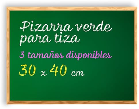 Kreidetafel, Grüne Tafel zum Aufhängen mit Montagematerial, Tafel für Kinder, Schule und Zuhause, Kreidetafel ideal für Klassenzimmer, Gastronomie und Wohnen - Ofituria (30x40)