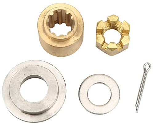Propeller Installation Hardware Kit Pressure Washer Socket Washer Nut Splint Propeller Accessories for 2-Stroke Outboard Motor