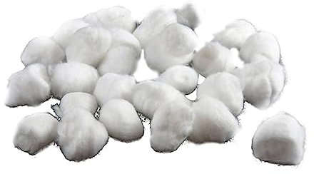 Baluue 400stücke Einmal-make-up Baumwollbälle Hautfreundliche Flauschige Und Absorbierende Watte Für Sanftes Entfernen Von Make-up Und Anwendung Für Salon Und Heimgebrauch