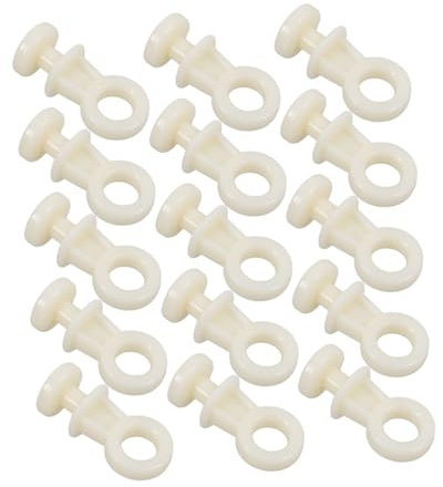 QUMIIRITY 100stücke Vorhanggleiter Aus Kunststoff Leise Vorhangrollen Für Flexibles Und Müheloses Öffnen Und Schließen Von Gardinen Für Vorhangschienen-
