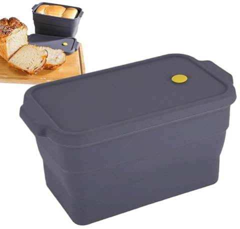 Non-Stick Silicone Baking Pan, 9 x 5 Inch Bread Loaf Mold for Baking Cakes, Breads, Pound Cakes, Brownies, Oven Safe, Dishwasher Friendly, Versatile Silicone Pan for Baking, Easy to Release, Ideal for