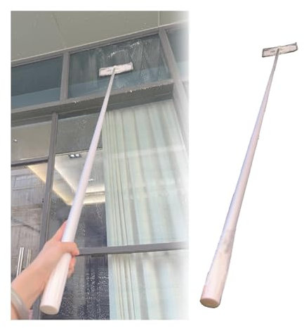 Limpiacristales Limpiador de Ventanas 7 6 5 4 M 3 2,5 Metros Varilla De Limpieza De Ventanas Blanca, Limpiador De Ventanas De Apartamentos De Gran Altura Liviano Con Cabezales De Limpieza Planos Grand