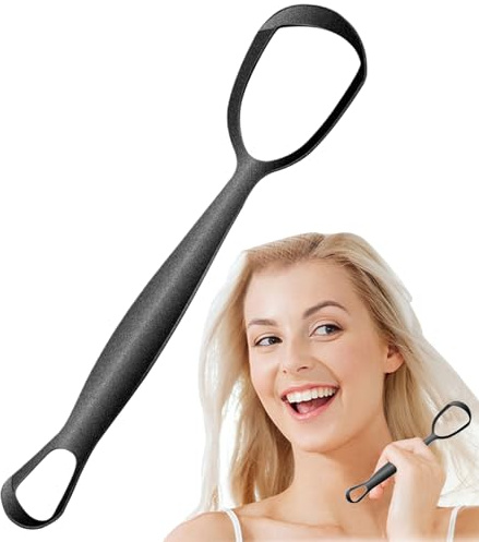 Puliscilingua Spazzolino Esfoliante A Ventaglio | Puliscilingua In Acciaio Inossidabile Riduce Alito Cattivo, Migliora Igiene Dentale, Pulizia Linguale Quotidiana Per Adulti,
