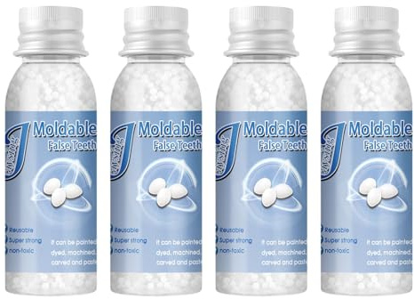 4 Flaschen Zahnzement Zahnfüllungs Reparatursets Zahnreparaturset 20ml/pcs | Wird Zur Reparatur Fehlender Oder Abgebrochener Zähne Verwendet