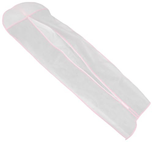 UKCOCO Copertura per Abito da Damigella Non Tessuto Rosa, Leggero e Pieghevole, Protezione per Abiti da Sposa e Cerimonia