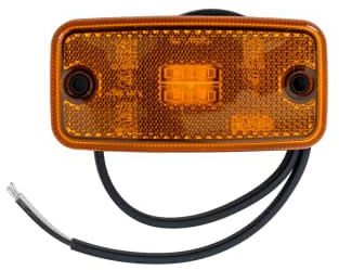 Friso LED Umrissleuchte gelb Begrenzungsleuchte Positionsleuchte ohne Halter 12-24 V Anhänger LKW Wohnwagen Nutzfahrzeuge Trailer
