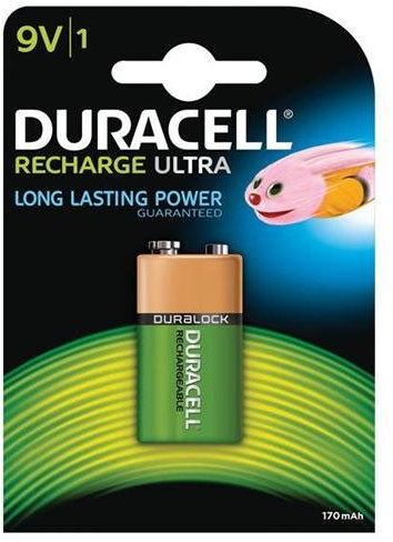 Duracell batterie ricaricabili NiMh 170 mAh 9 V ref 81364739 512310