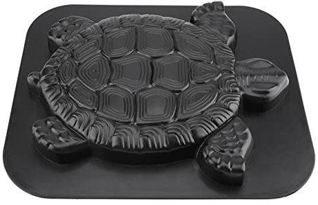 TOPINCN Konkrete Form Wiederverwendbare Schildkröte Muster Pflasterung Treten Steinform Garten Straßen Balkone Villen Landschaftsgestaltung Rasen Weg Pflasterstein Weg
