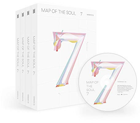 BTS Bangtan Boys - Map of The Soul : 7 albums + affiche pliée + cartes photos supplémentaires Version 1.