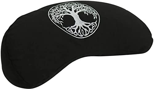Deuser Deuser GmbH & Co KG 121054H - Yoga Mondkissen Schwarz Schwarz