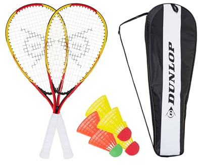 Dunlop Unisex Racketball Racketball-Set, Yellow/Red, One Size