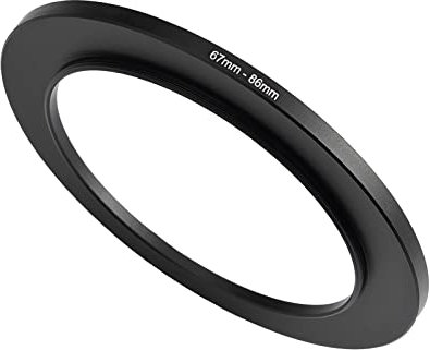 67mm to 86mm Step Up Ring filter adapter applicable to all brands of UV ND CPL filter (67mm-86mm)