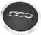 [Replacement] Coprimozzo da 133 mm for coprimozzi centrali Fiat 500 68078419AC 68078421AC Parapolvere 51884863 WANZHI (Color : Black Silver)