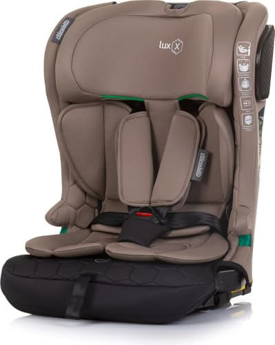 Chipolino Kindersitz i-Size LUX X (76-150cm) Gruppe 1/2/3, Isofix, Top Tether beige