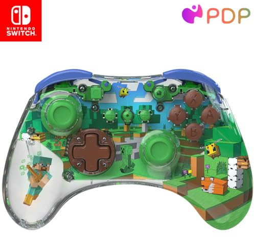 PDP Nintendo Switch REALMz - Switch Wireless Controller - MINECRAFT FOREST