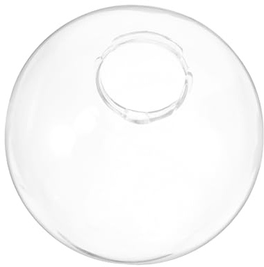 HOLIDYOYO Globo per Lampioni da Giardino in Plastico Trasparente, Coprilampada da Esterno per Ricambio, Protegge Dalla Polvere e Diffonde Luce Delicata