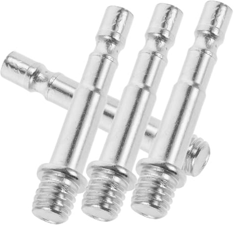 Mikinona 4 Stück Mikrofonständer Adapter Teiliges Metall Gewinde Mikrofonschrauben Zubehör Robust Glatt für Mikrofonhalter und Stative