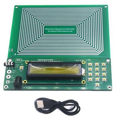 Oxxggkao Generador emisor de frecuencia de 7,83 Hz DC5 V, generador de resonador auditivo para oficina y aplicación de computadora, máquina de frecuencia de sonido