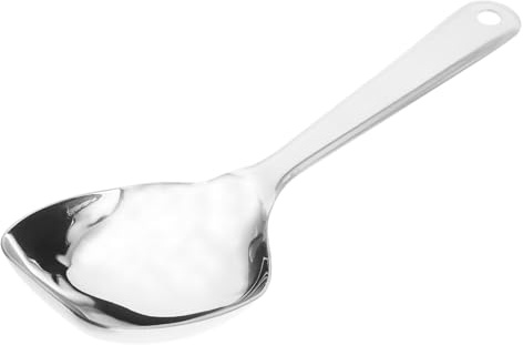 Louche de Service en Acier Inoxydable 304, Longue et Profonde, Argenté