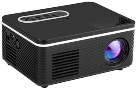 VERDANVERSE Projecteur Portable Mini Lumens LED Compact Multifonctionnel pour Salon et Multimédia