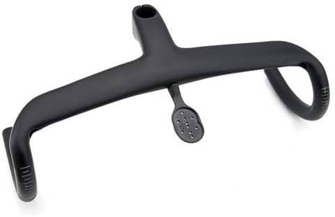 Violiica T800 In Fibra di Carbonio Strada Integrata Per Manubrio Della Bici Per Gravel Bicicletta Diametro 28.6Mm 380/400/420Mm Lunghezza 90120Mm Stelo Opaco Finitura Nero