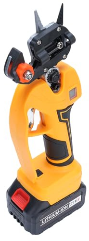Tnfeeon Cesoie da Potatura con Batteria da 1500 MAh Manico Ergonomico Cesoia da Giardino per Alberi Cesoie Elettriche da Potatura 60 W Cordless Cesoia per Rami Nan (Spina europea 100-240V)