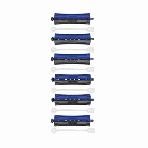 Generic 6st Hårrullar Universal Perm Stavar med Gummiband för Hårstyling Hemmasalong ABS-harts (Nummer 3 (14 X 2,9 X 2 cm / 5,5 1,1 0,8 tum))
