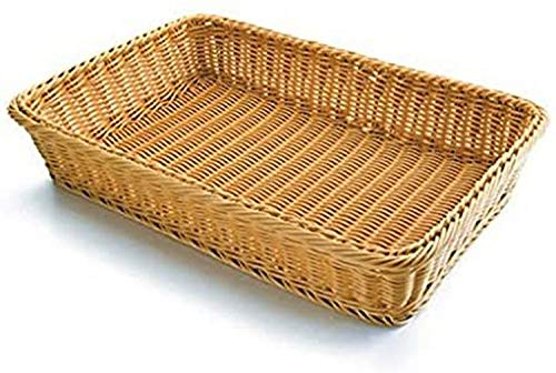 LACOR 63490 - Cesta De Pan Rectangular 53x33, 5x9 cm - Menaje Profesional | Para presentar y servir aperitivos; diseñado para acompañarte en tus preparaciones diarias con comodidad y buen resultado