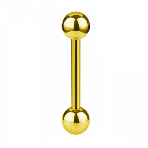 eeddoo Piercing Stab Gold Edelstahl